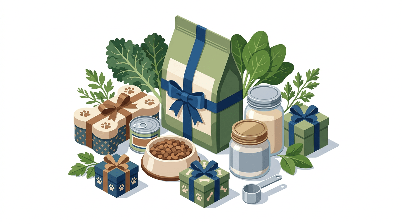 A healthy Golden Retriever sitting proudly next to a bowl of fresh, protein-rich food