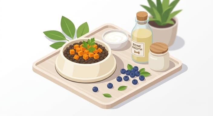 Fresh Food Toppers for Pet Digestive Health and Gut Microbiome