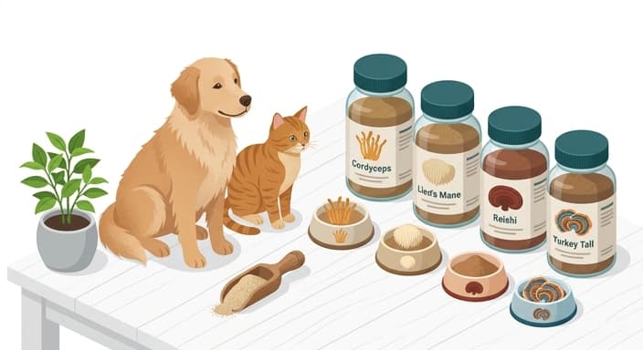 Functional Mushroom Supplements for Pet Wellness: A Vet Guide