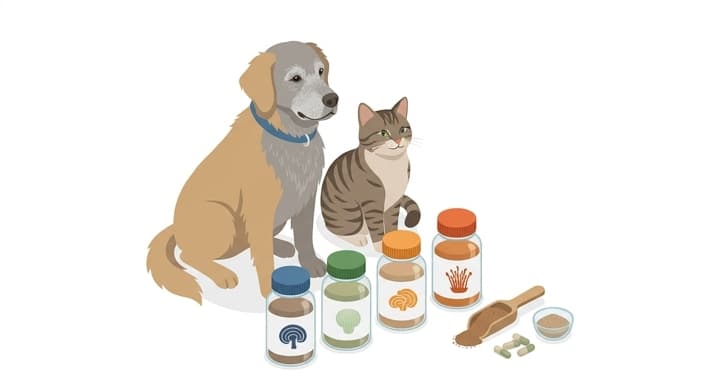 Functional Mushroom Supplements for Pet Wellness: A Vet Guide