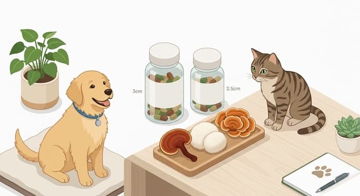 Functional Mushroom Supplements for Pet Wellness: Immune & Brain