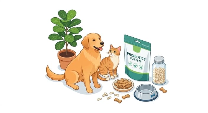 Functional Probiotic Treats for Pet Gut Health and Wellness