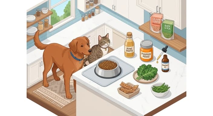Functional Toppers for Personalized Pet Nutrition in Practice