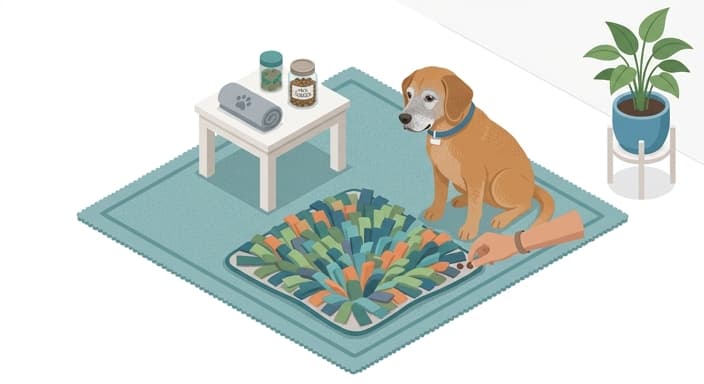 Gentle Enrichment Games for Senior Dogs: Mindful Play