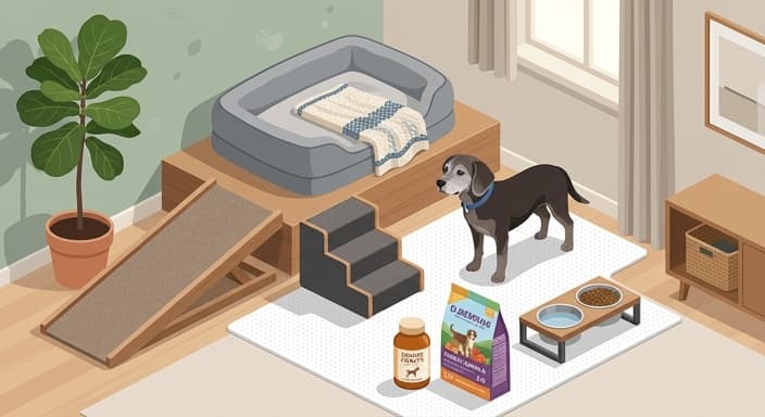 Proactive Mobility Support for Senior Dogs: Longevity