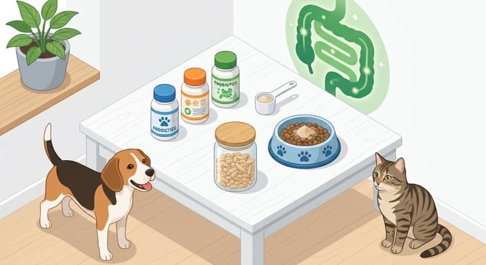 Probiotic Supplements for Pet Gut Health: Microbiome Guide