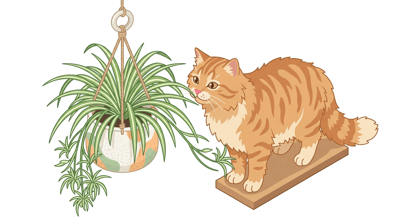 A safe encounter with a Spider Plant