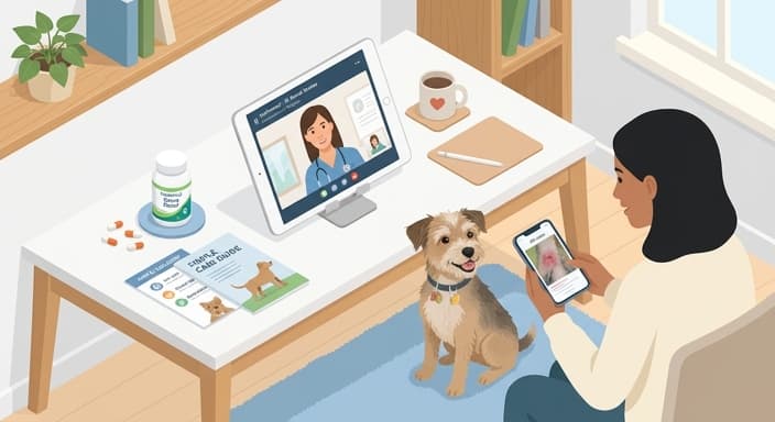 Telehealth for Minor Pet Ailments: Quick At-Home Vet Guidance