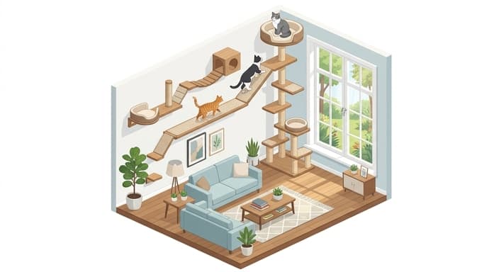 Vertical Cat Space Design Tips for Elevated Habitats