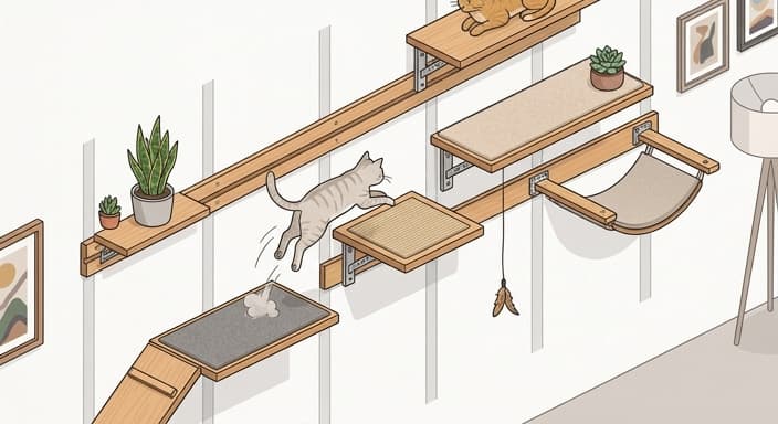 Vertical Cat Wall Installation Guide: Safe, Enriching Elevation